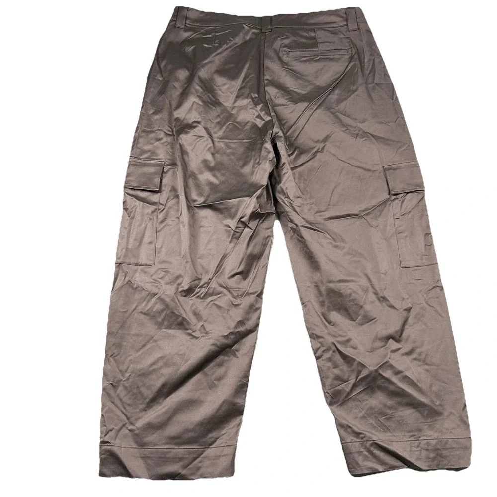 Old Navy Cargo Pants Womens 16 Barrell Extra High-Rise Wide Leg Rose Gold